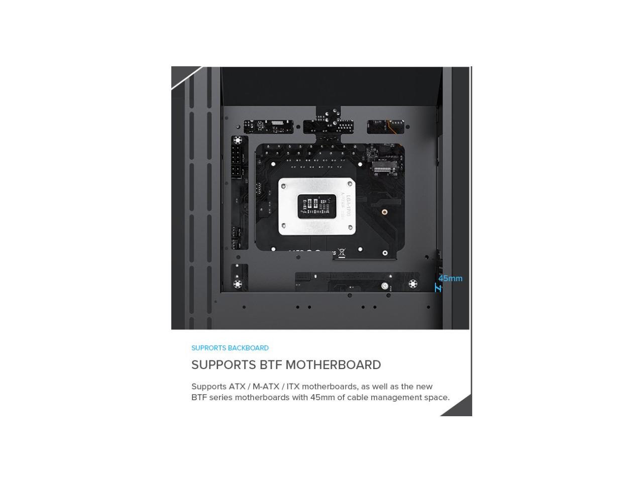 GAMEMAX Infinity Plus Black USB3.0 / Type C ATX Mid-Tower Gaming Computer Case w/3 x Tempered Glass Side Panel