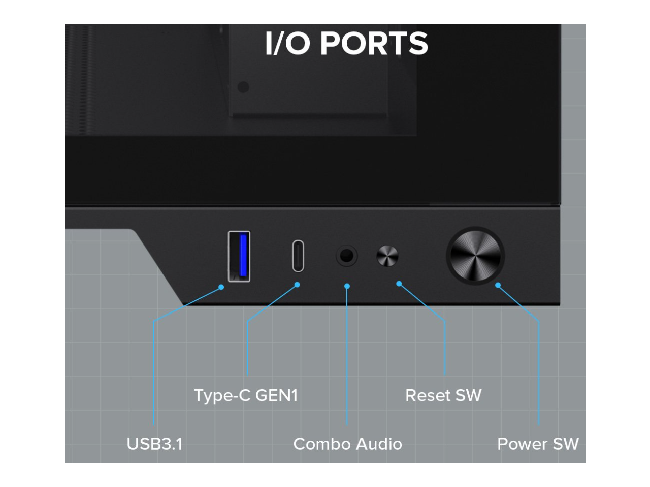 GAMEMAX Infinity Plus Black USB3.0 / Type C ATX Mid-Tower Gaming Computer Case w/3 x Tempered Glass Side Panel