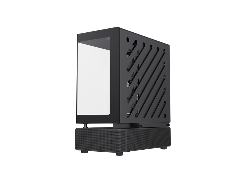 GAMEMAX Infinity N80 BK Black Tempered Glass USB3.0/Type C ATX Mid Tower Case w/6 ARGB Fans (Pre-Installed)