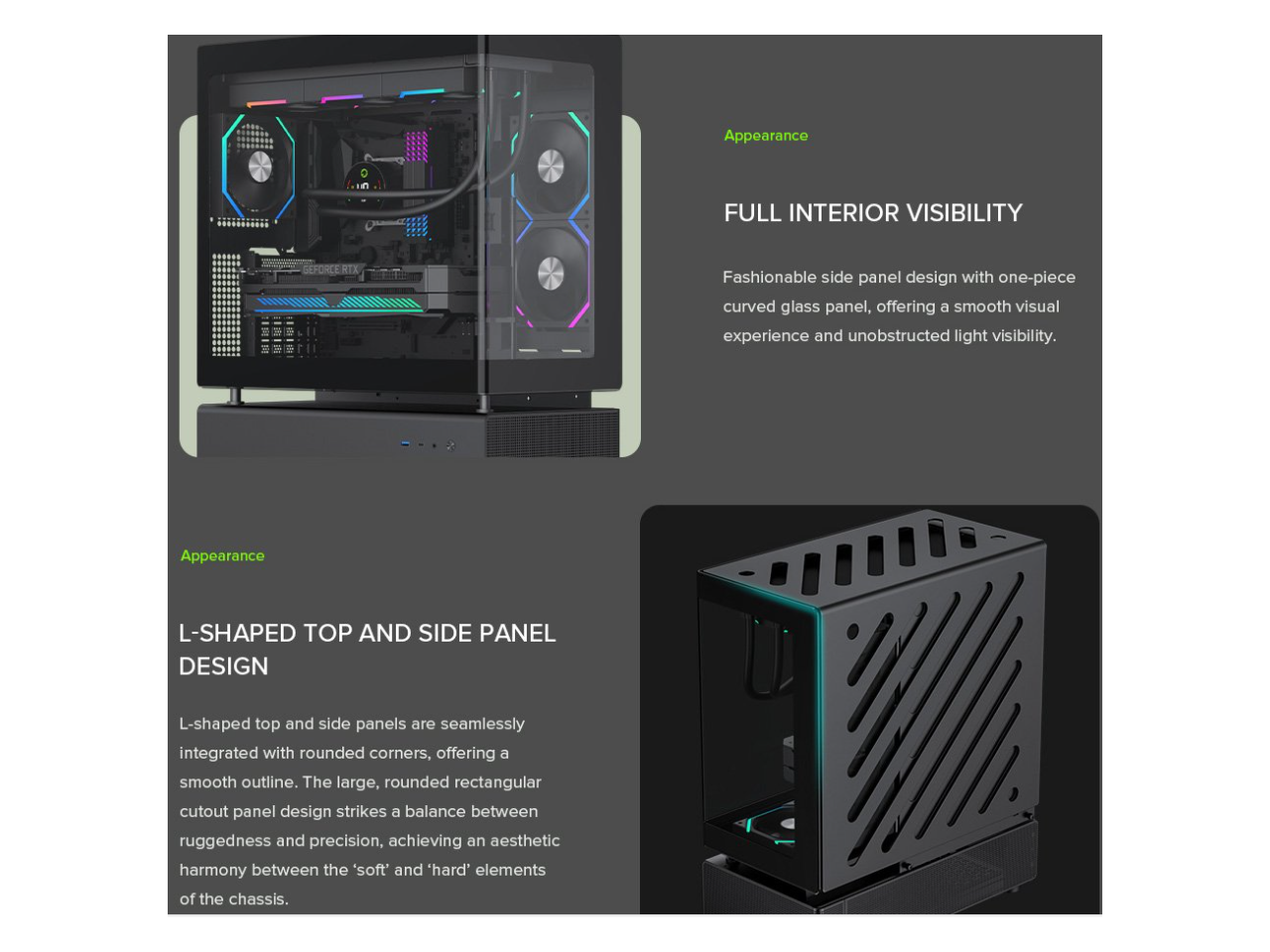 GAMEMAX Infinity N80 BK Black Tempered Glass USB3.0/Type C ATX Mid Tower Case w/6 ARGB Fans (Pre-Installed)
