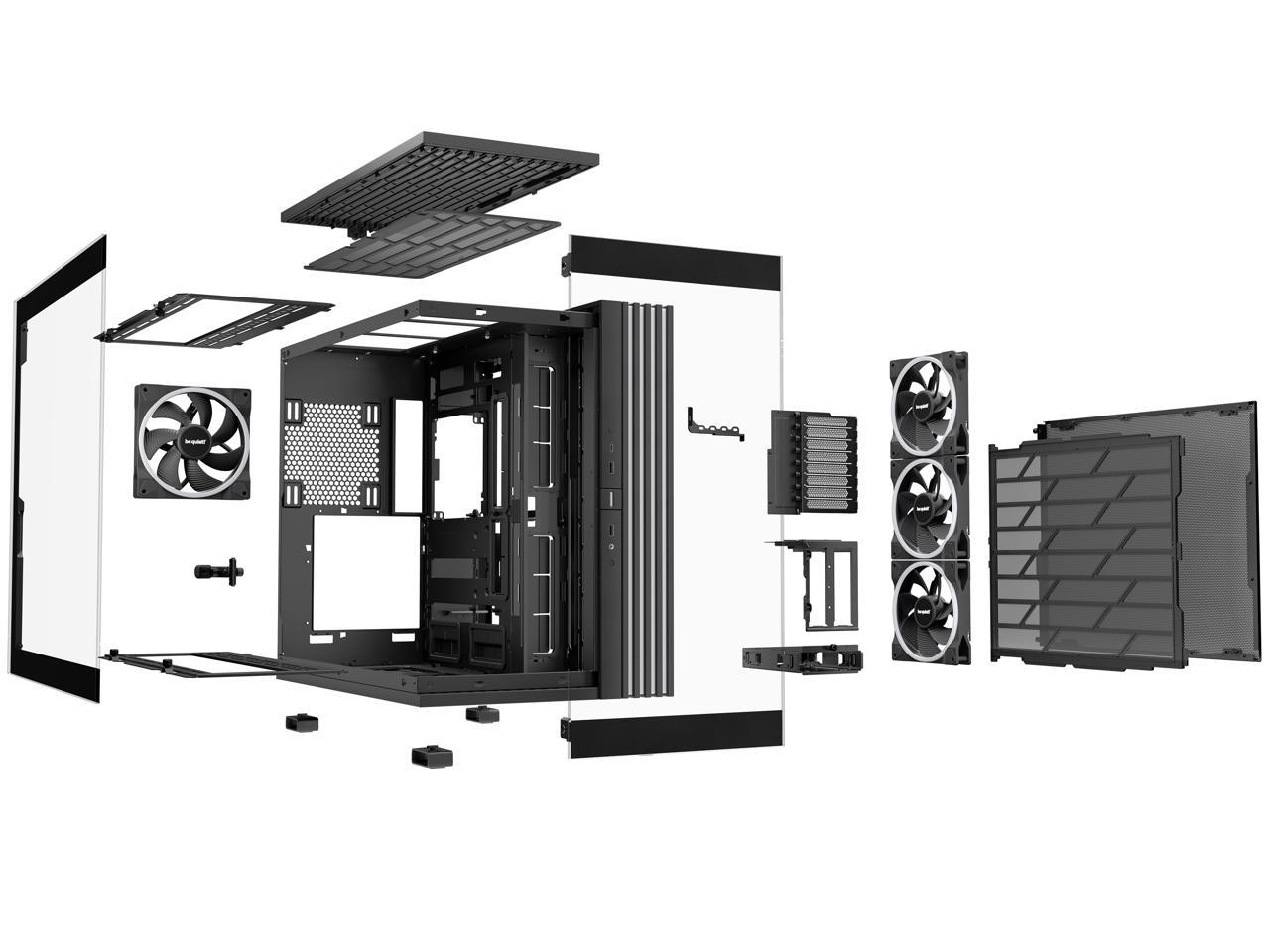 be quiet! LIGHT BASE 900 FX Black ABS / Steel / Tempered Glass ATX Full Tower Case