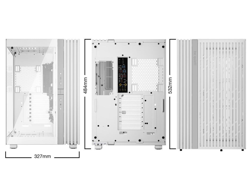 be quiet! LIGHT BASE 900 DX White ABS / Steel / Tempered Glass ATX Full Tower Case