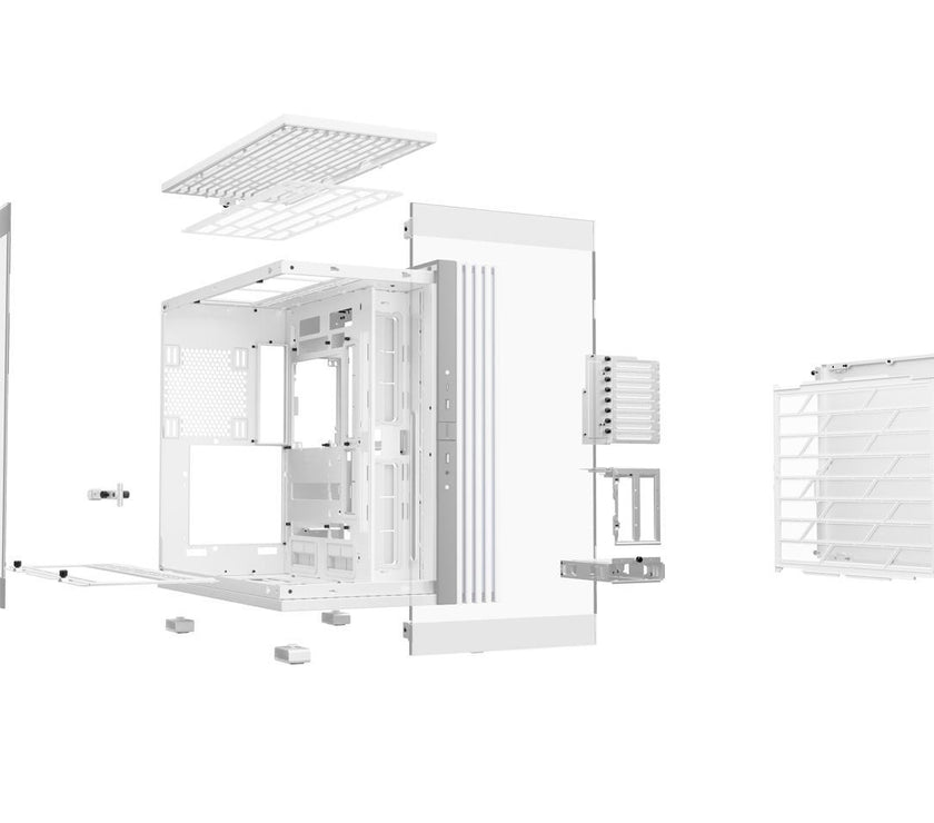be quiet! LIGHT BASE 900 DX White ABS / Steel / Tempered Glass ATX Full Tower Case