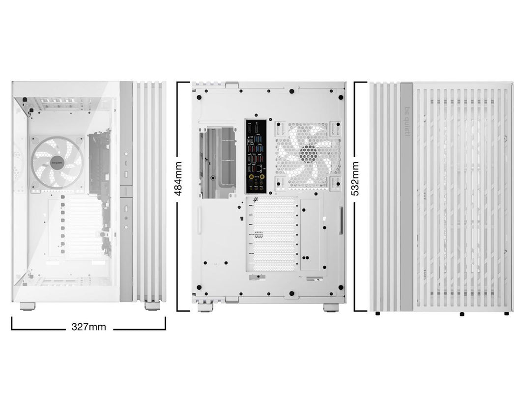 be quiet! LIGHT BASE 900 FX White ABS / Steel / Tempered Glass ATX Full Tower Case