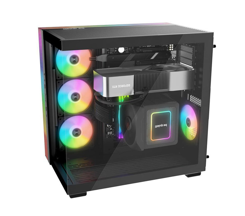 be quiet! LIGHT BASE 600 LX Black ABS / Steel / Tempered Glass ATX Mid Tower Case