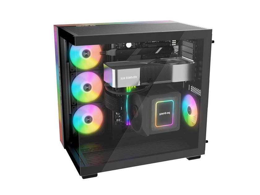 be quiet! LIGHT BASE 600 LX Black ABS / Steel / Tempered Glass ATX Mid Tower Case