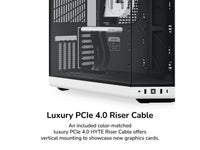 HYTE Y70 CS-HYTE-Y70-BW Dual Chamber Mid-Tower ATX Case with PCIe 4.0 Express Riser Cable Included, White/Black