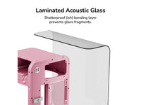 HYTE X50 PC Gaming Case CS-HYTE-X50G-SM Modern Performance ATX Mid-Tower PC Gaming Case - Strawberry Milk (Pink)