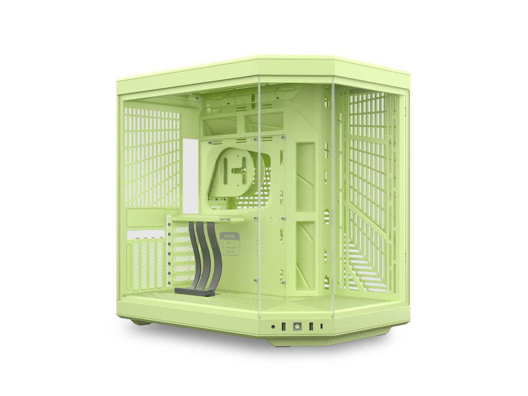 HYTE CS-HYTE-Y70-MM Matcha Milk ABS / Steel / Tempered Glass Dual Chamber Mid-Tower ATX Case Case (Computer Cases - ATX Form)