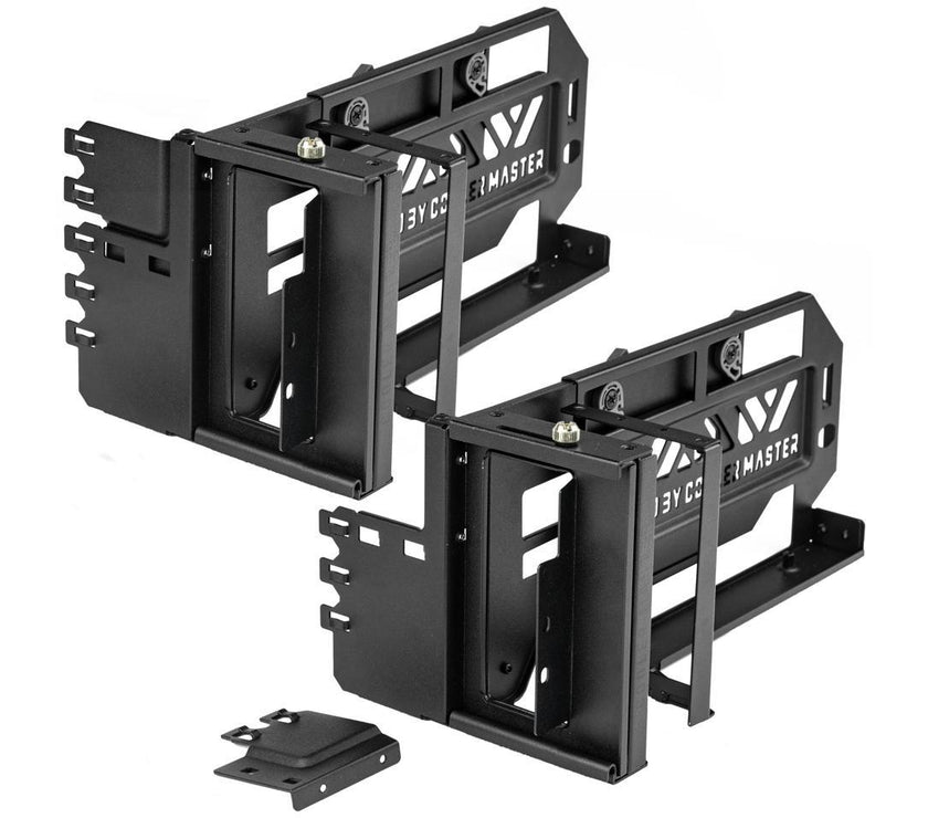 Cooler Master MasterAccessory Vertical Graphics Card Holder Kit V3 with Premium Riser Cable PCI-E 4.0 x16 - 165mm, Compatibility PCIe 4.0 and Older for E-ATX, ATX, Micro ATX Chassis