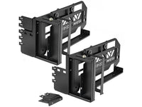 Cooler Master MasterAccessory Vertical Graphics Card Holder Kit V3 with Premium Riser Cable PCI-E 4.0 x16 - 165mm, Compatibility PCIe 4.0 and Older for E-ATX, ATX, Micro ATX Chassis