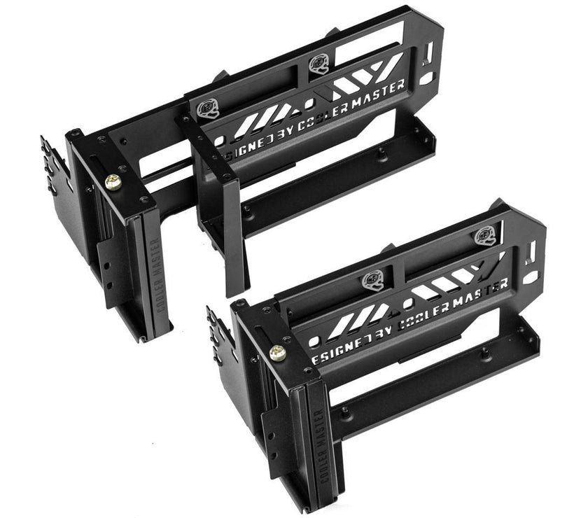 Cooler Master MasterAccessory Vertical Graphics Card Holder Kit V3 with Premium Riser Cable PCI-E 4.0 x16 - 165mm, Compatibility PCIe 4.0 and Older for E-ATX, ATX, Micro ATX Chassis