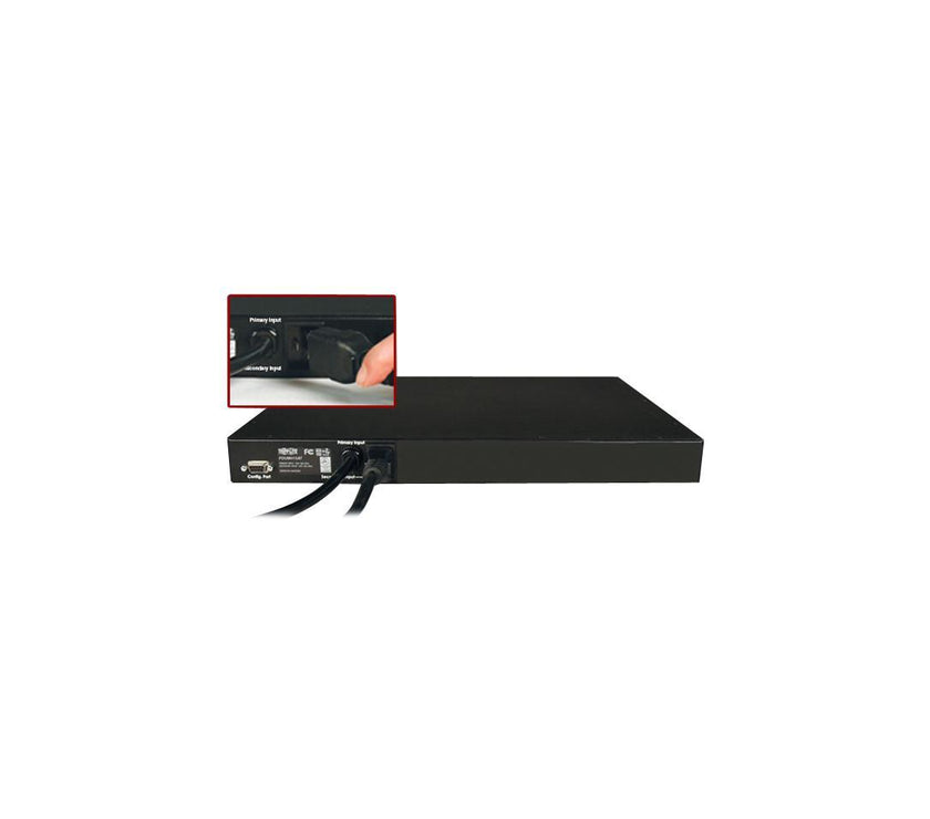 Tripp Lite PDUMH15AT Metered 1U 100; 120; 127V 15A 12 ft Power Distribution Unit with dual-input Auto Transfer Switching