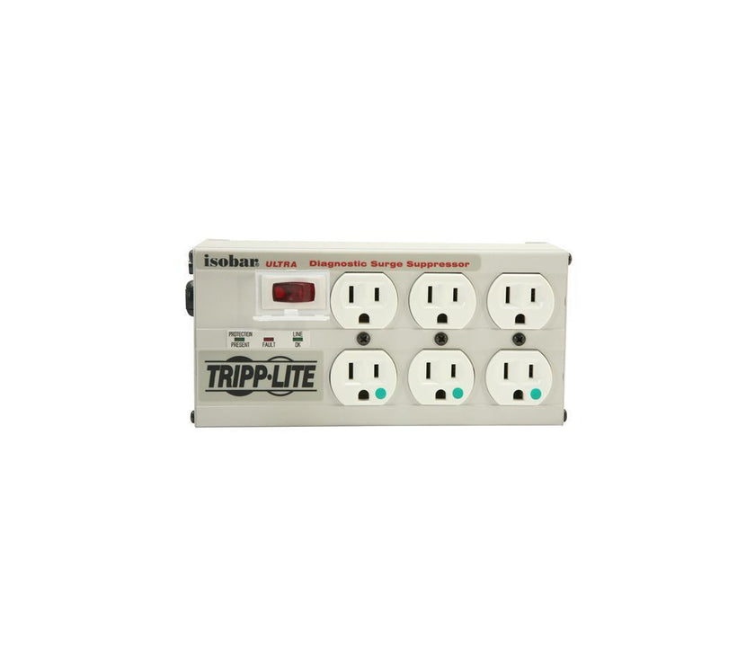 Tripp Lite ISOBAR6ULTRAHG 15ft. Cord 6 Outlets 3330 Joules Surge Suppressors