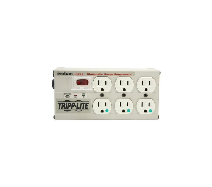 Tripp Lite ISOBAR6ULTRAHG 15ft. Cord 6 Outlets 3330 Joules Surge Suppressors