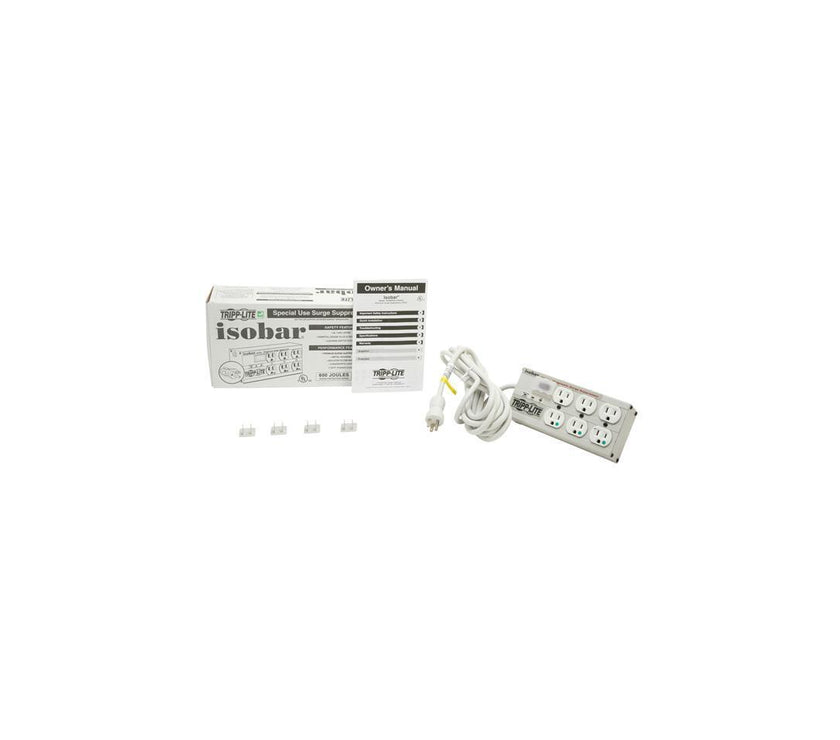 Tripp Lite ISOBAR6ULTRAHG 15ft. Cord 6 Outlets 3330 Joules Surge Suppressors