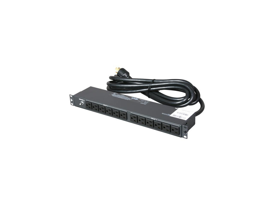 Tripp Lite PDU2430 Basic 1U 120V 30A 15 ft Power Distribution Unit