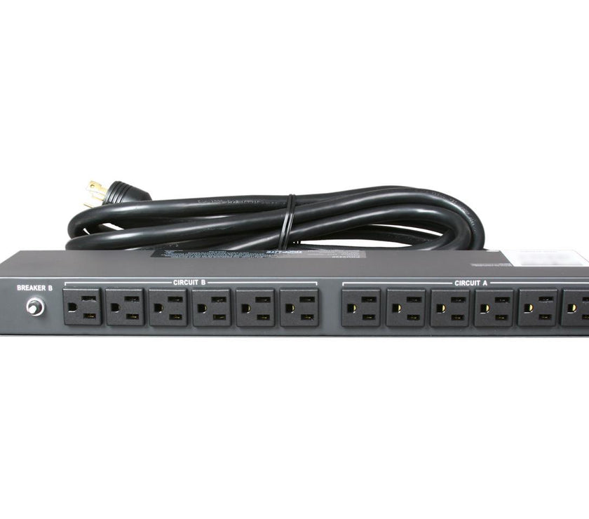 Tripp Lite PDU2430 Basic 1U 120V 30A 15 ft Power Distribution Unit