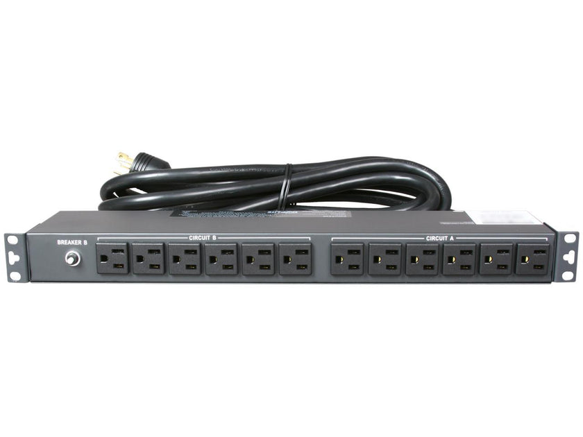 Tripp Lite PDU2430 Basic 1U 120V 30A 15 ft Power Distribution Unit