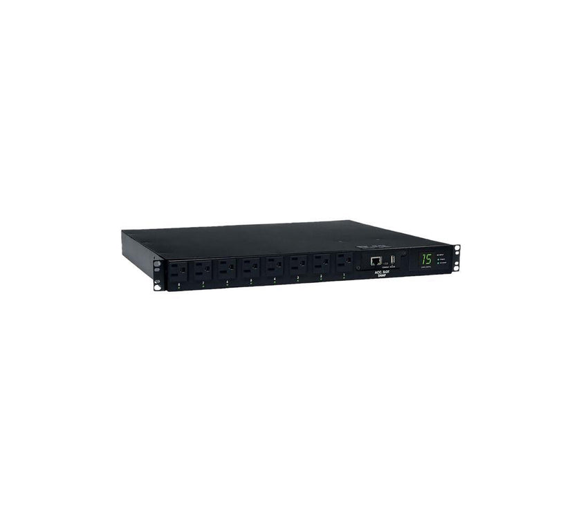 Tripp Lite PDUMH15ATNET Auto-Transfer Switch; Switched 1U 120V 15A 12 ft PDU