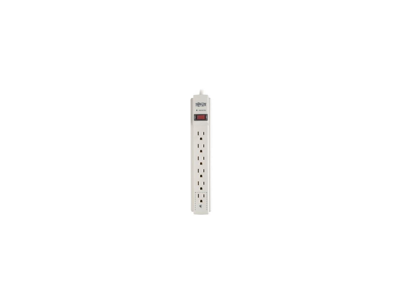 Tripp Lite TLP606 6ft Cord 6 Outlets 790 Joules Protect It! Surge Suppressor