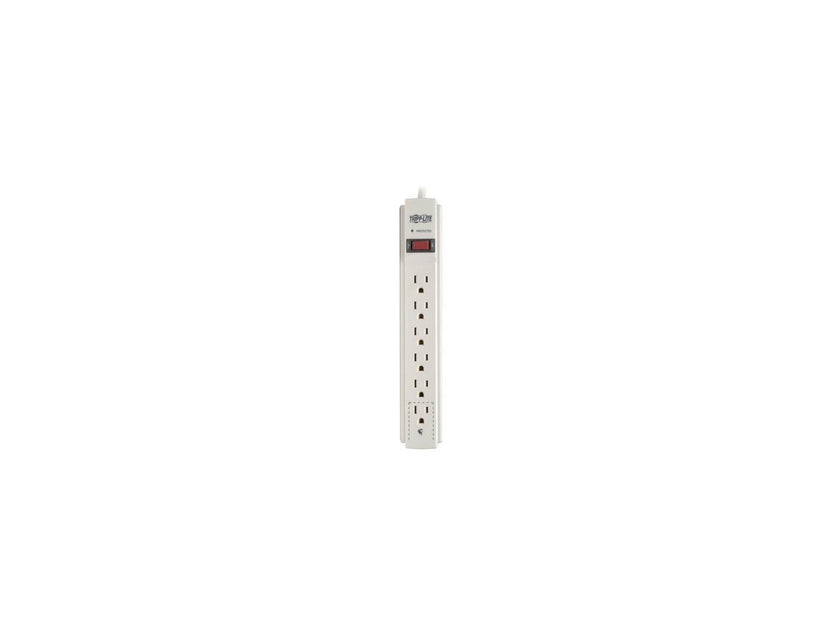 Tripp Lite TLP606 6ft Cord 6 Outlets 790 Joules Protect It! Surge Suppressor