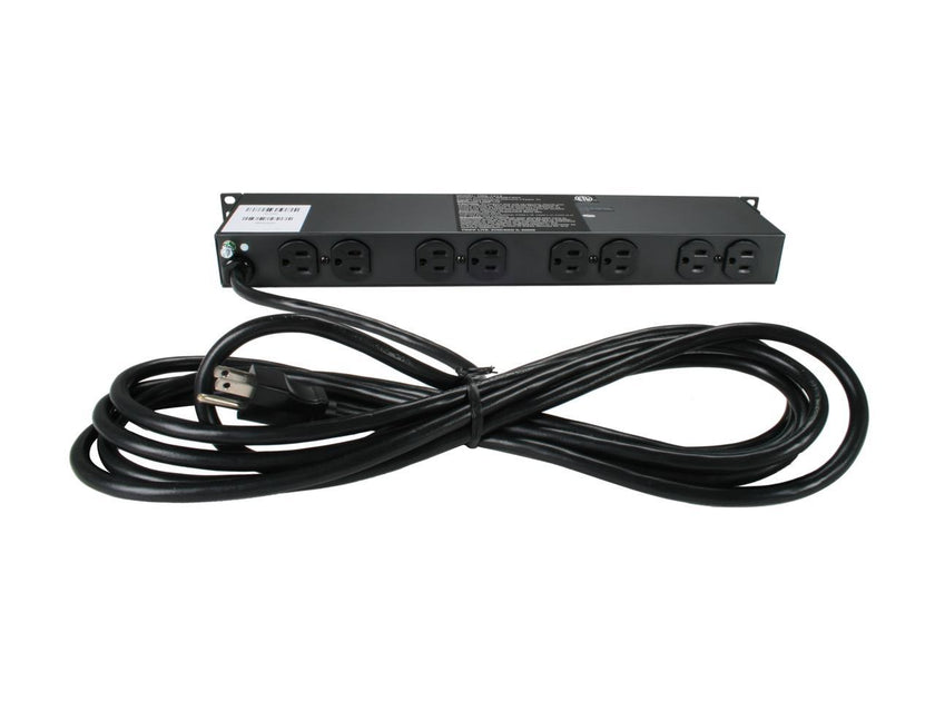 Tripp Lite DRS-1215 15 ft. Cord 14 Outlets 3000 Joules Rackmount Surge Suppressor