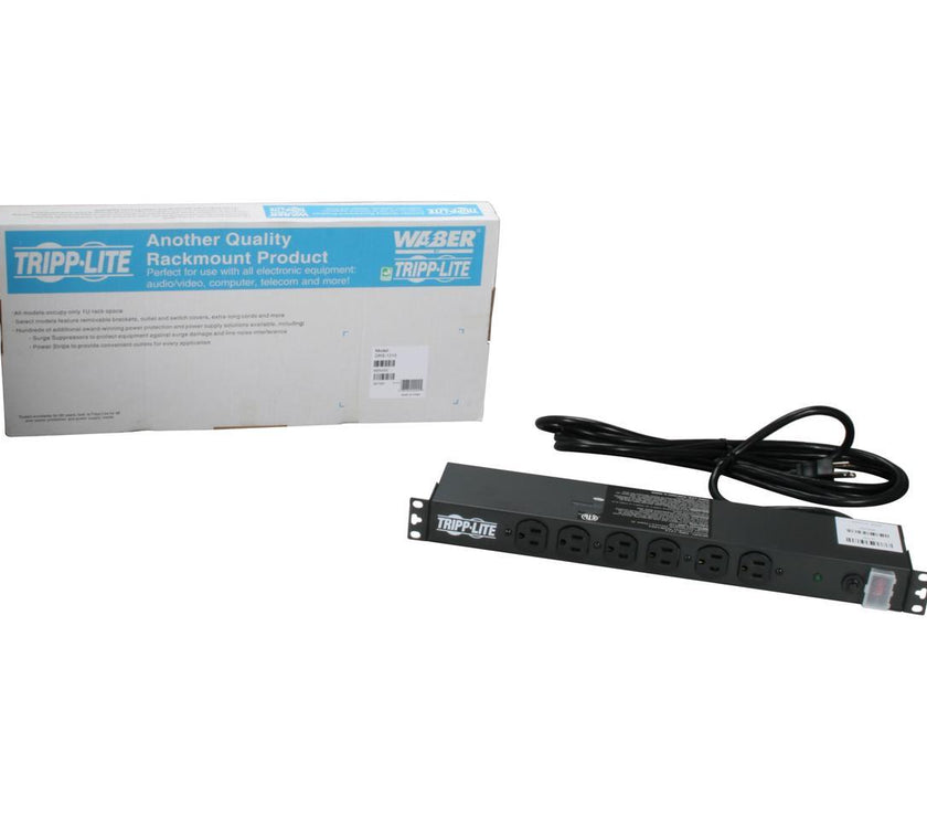 Tripp Lite DRS-1215 15 ft. Cord 14 Outlets 3000 Joules Rackmount Surge Suppressor