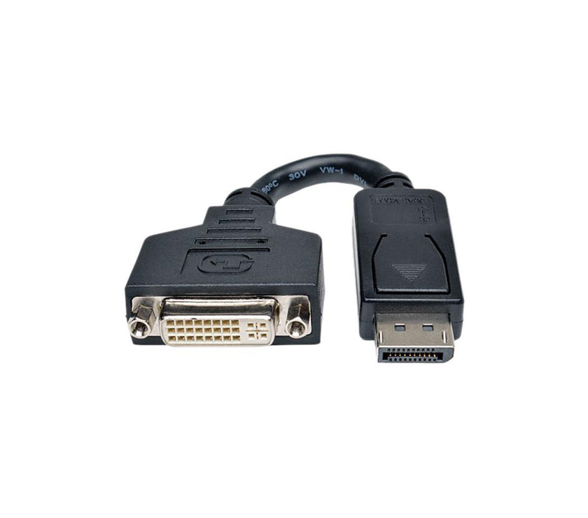 Tripp Lite DisplayPort to DVI Cable Adapter, Converter for DP to DVI-I M/F (P134-000)