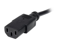 StarTech.com PXT101_10 10 ft Standard Computer Power Cord - NEMA 5-15P to C13 - 10ft NEMA 5-15P to IEC 320 C13 Power Cable