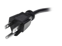 StarTech.com PXT101_10 10 ft Standard Computer Power Cord - NEMA 5-15P to C13 - 10ft NEMA 5-15P to IEC 320 C13 Power Cable