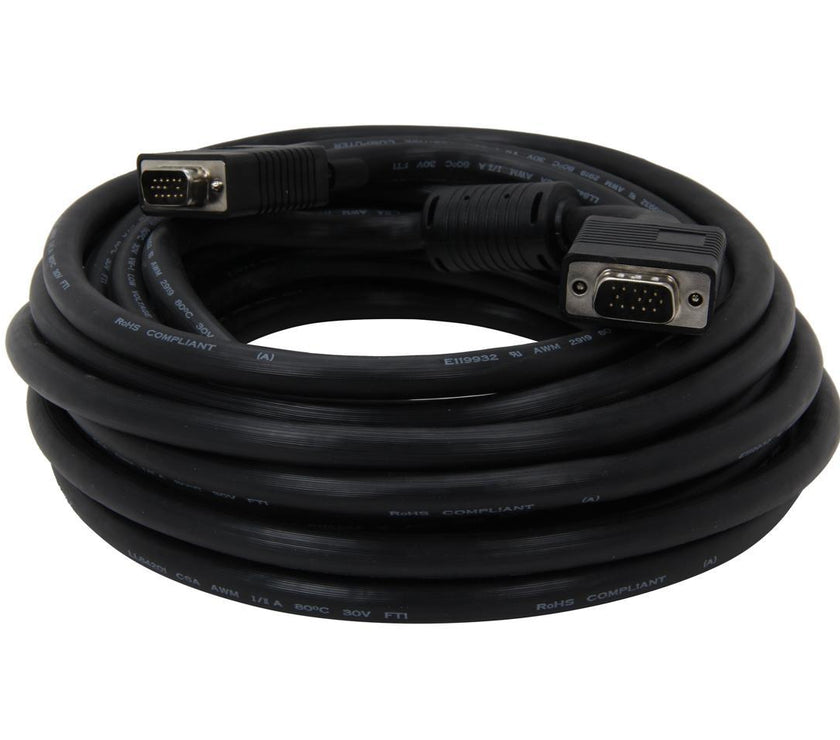 StarTech.com MXT101MMHQ30 30 ft. Coax High Resolution Monitor VGA Cable HD15 M/M