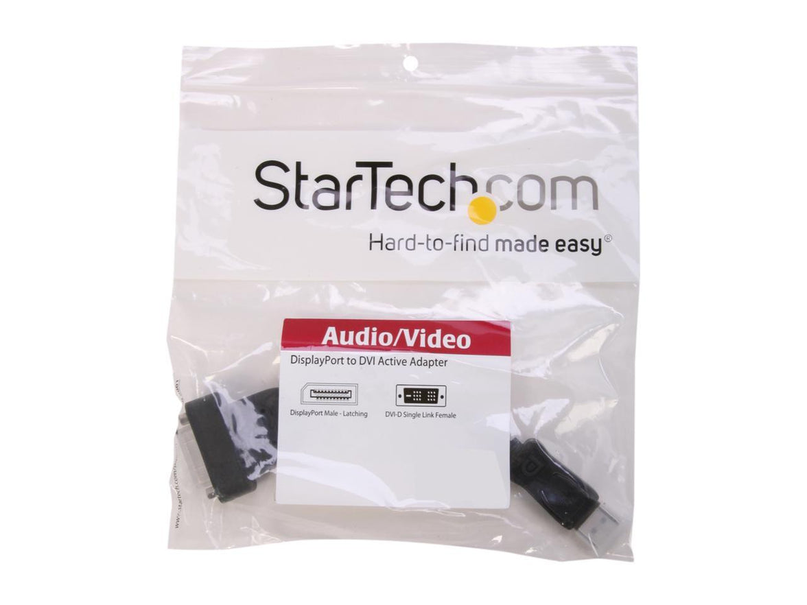 StarTech.com DP2DVIS DisplayPort To DVI Adapter - Active - 1920x1200 - DP to DVI - DisplayPort Adapter Converter