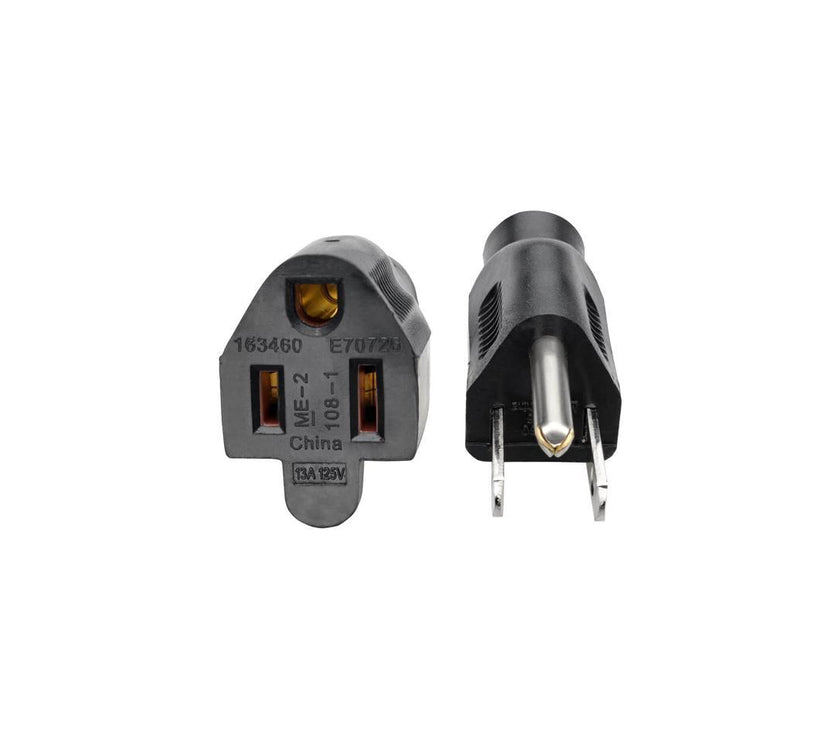 Tripp Lite Model P024-006-13A 6 ft. Black 16AWG x 3C, SJT, 13A, 120V NEMA 5-15R to NEMA 5-15P Power Extension Cord Female to Male