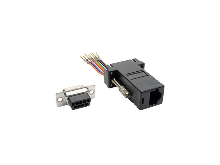 Tripp Lite DB9 to RJ45 Modular Serial Adapter M/F RS-232 RS-422 RS-485 (P440-89FM)