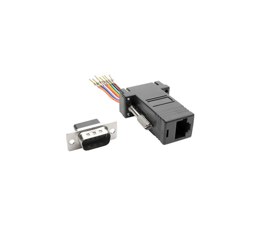 Tripp Lite DB9 to RJ45 Modular Serial Adapter M/F RS-232 RS-422 RS-485 (P440-89FM)