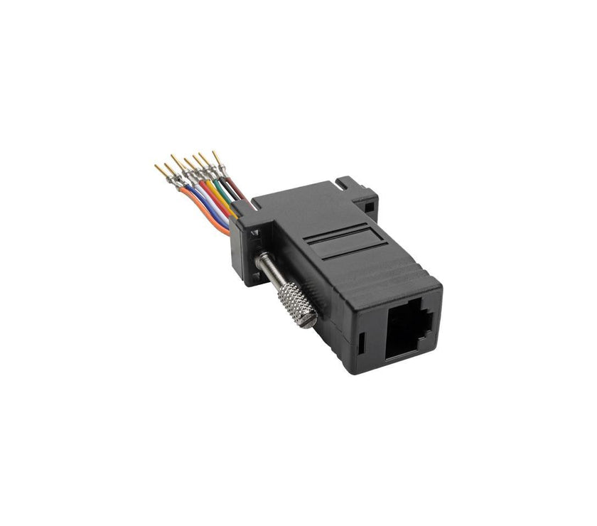Tripp Lite DB9 to RJ45 Modular Serial Adapter M/F RS-232 RS-422 RS-485 (P440-89FM)
