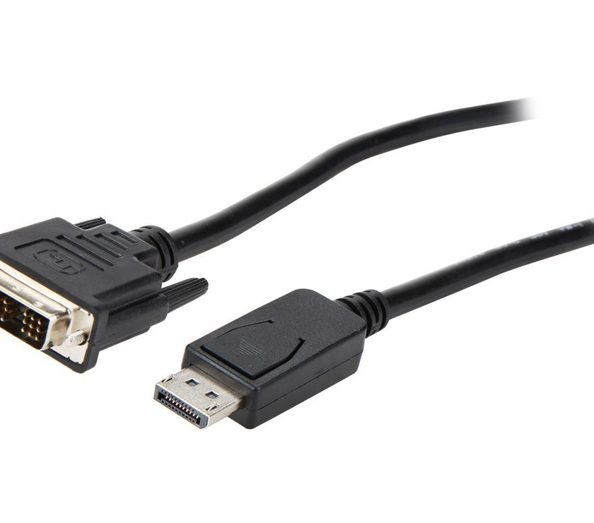 Tripp Lite DisplayPort to DVI-D Adapter Cable DP w/ Latches M/M 1080p 15ft (P581-015)