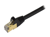 StarTech.com C6ASPAT12BK 12 ft. Cat 6A Black Shielded Network Ethernet Cable