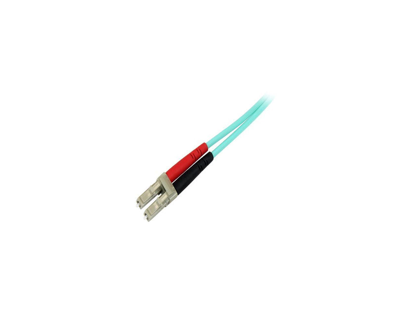 StarTech.com 450FBLCLC2 6 ft. OM4 Duplex Multimode Fiber Optic Cable - 100 Gb - 50/125 - LSZH