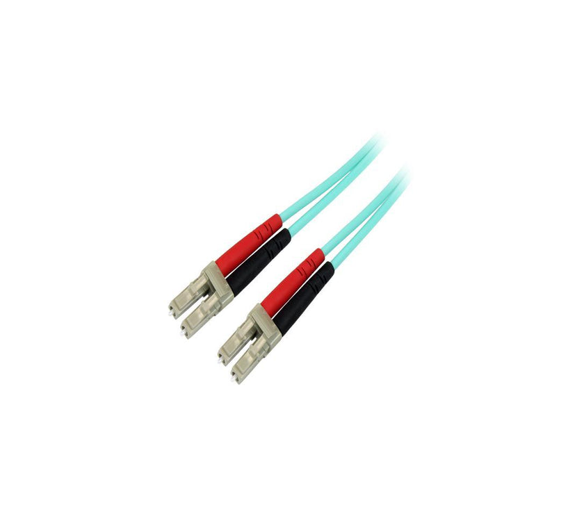 StarTech.com 450FBLCLC2 6 ft. OM4 Duplex Multimode Fiber Optic Cable - 100 Gb - 50/125 - LSZH