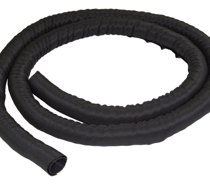 StarTech.com WKSTNCM2 15' / 4.6 m Cable Management Sleeve - Trimmable Fabric - Cord Concealer - Wire Hider - Cord Organizer (WKSTNCM2)