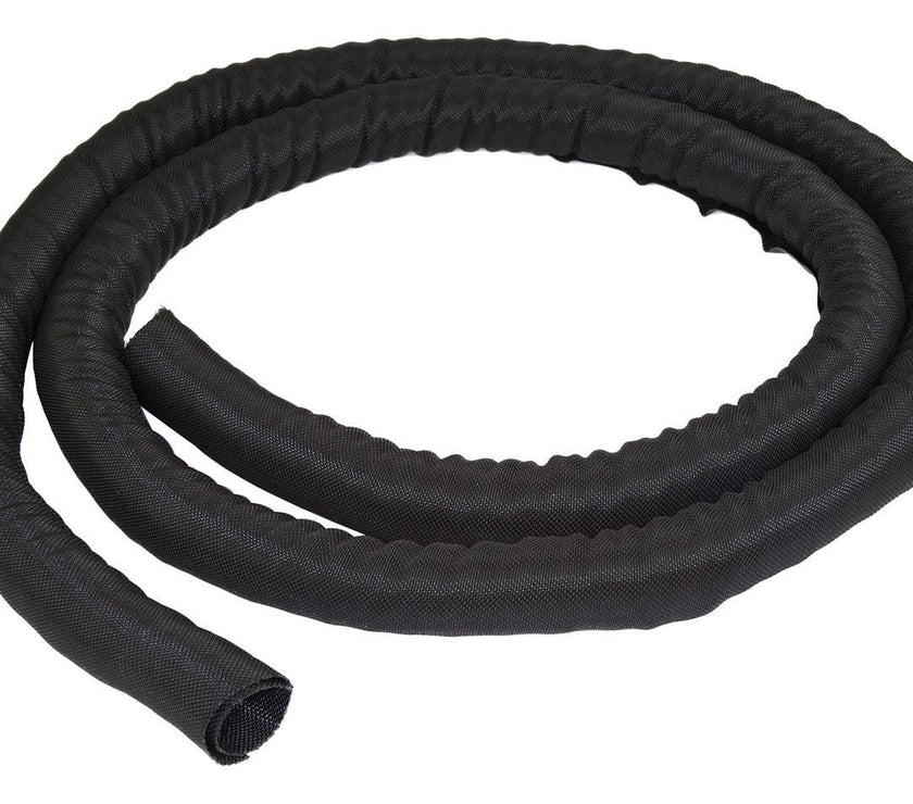StarTech.com WKSTNCM2 15' / 4.6 m Cable Management Sleeve - Trimmable Fabric - Cord Concealer - Wire Hider - Cord Organizer (WKSTNCM2)