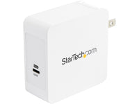 StarTech.com WCH1C 1 Port USB C Wall Charger - 60W Power Delivery - USB C Power Adapter for Laptop or Cell Phone (WCH1C)