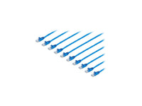 StarTech.com 10 ft. CAT6 Cable 10 Pack - Snagless RJ45 Connectors - 24 AWG Copper Wire - Ethernet Patch Cord - Blue (N6PATCH10BL10PK)