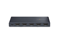 StarTech.com 4-Port 8K HDMI Switch - HDMI 2.1 Switcher 4K 120Hz HDR10+, 8K 60Hz UHD, HDMI Switch 4 In 1 Out - Auto/Manual Source Switching - Power Adapter and Remote Included (4PORT-8K-HDMI-SWITCH)