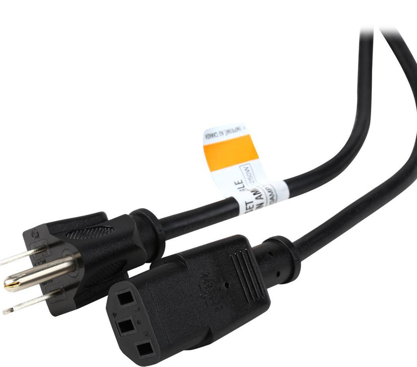 StarTech.com Model PXT10112 12 ft [3.7 m] Standard Computer Power Cord