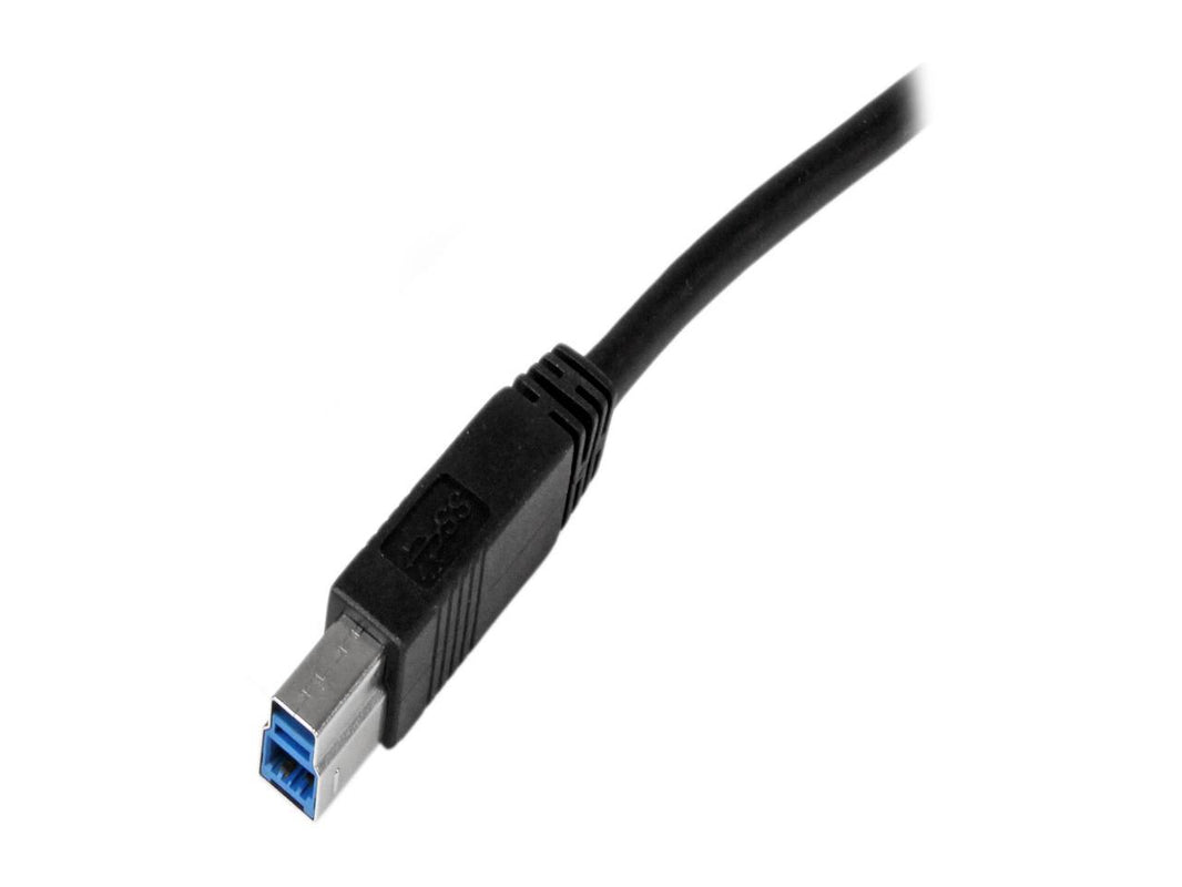 StarTech USB3CAB2M 6.56 ft 2m Certified SuperSpeed USB 3.0 A to B Cable M-M