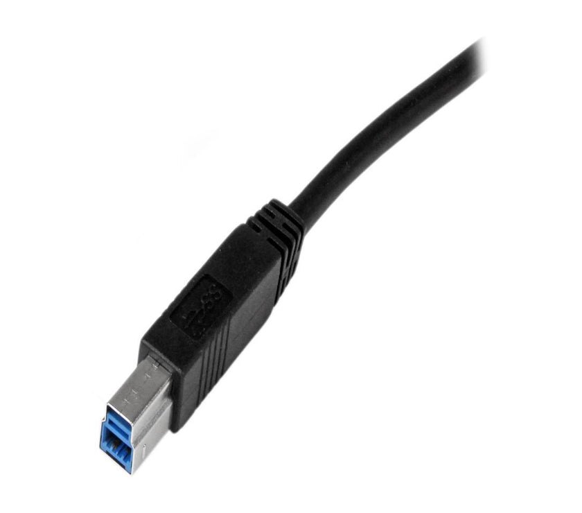 StarTech USB3CAB2M 6.56 ft 2m Certified SuperSpeed USB 3.0 A to B Cable M-M