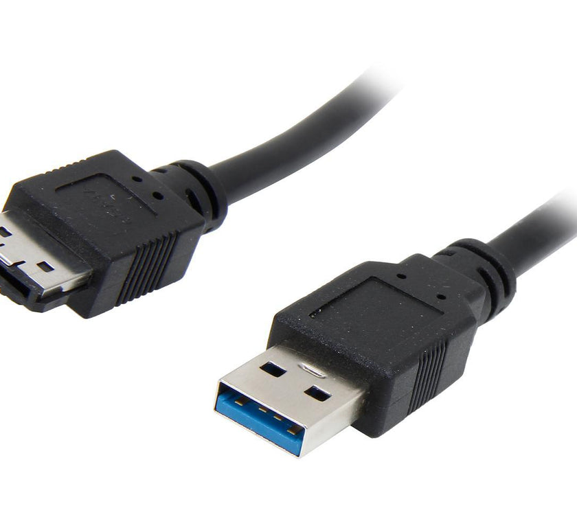 StarTech.com USB3S2ESATA3 Adapter Cable - 3ft eSATA Hard Drive to USB 3.0 Adapter Cable - SATA 6 Gbps